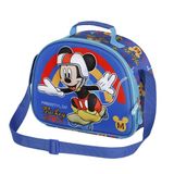 Karactermania Disney Mickey Mouse Freestyle-3D Thermische Lunchtas Blauw