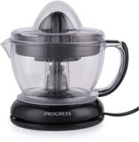 Progress EK5881PVDE Compact Citrus Juicer - 700ml BPA Free Jug with Measurements, Includes Small & Large Juicing Cones, Multidirectional Rotation for More Juice, Built-In Easy Pour Spout