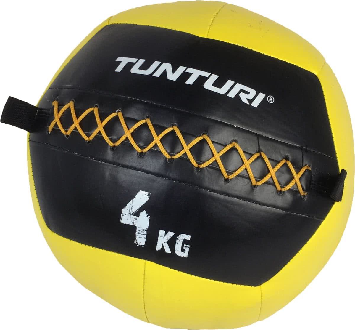 Tunturi Wall Balls - 4 kg - geel