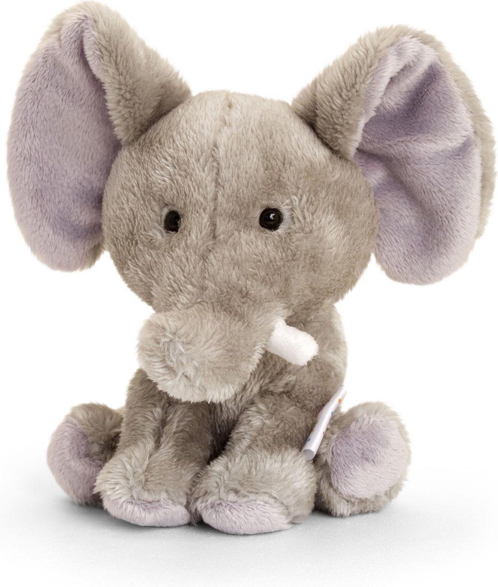 Keel Toys Pippins Elephant - 14cm - Grijs