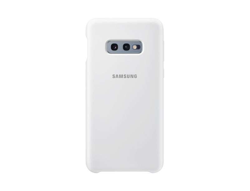 Samsung Galaxy S10e Cover Case - Silicone - White