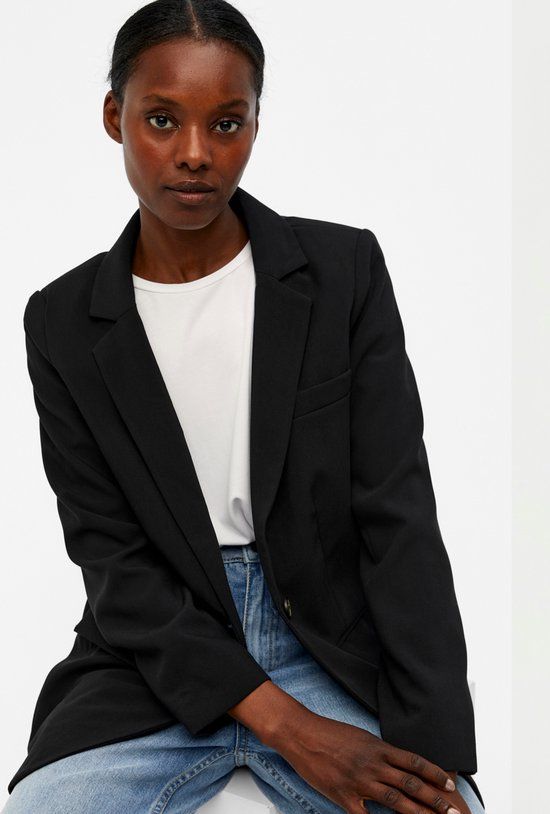 OBJECT OBJSIGRID L/S Blazer - Black - Size 44