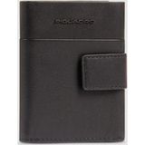 Piquadro Portefeuille avec porte piece Man Piquadro PU5957APR-N Noir