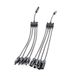Offgridtec® 4 x aansluitdoos zonne-stekker T-stekker met verlenging 20 cm 6 mm²