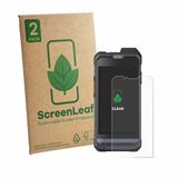 ScreenLeaf Bedifol GmbH 2 Stuks Screenprotector voor Hytera PNC460 - Hoogwaardige Beschermfolie transparant