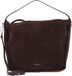 Coccinelle Oliver Suede Schoudertas Leer Fond. Bro / Fon Bro
