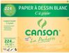 Canson tekenpapier 'C' à Grain, DIN A3, 224 g/m², Wit, 10 vel