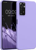 kwmobile telefoonhoesje geschikt voor Xiaomi Redmi Note 11 Pro / Note 11 Pro (5G) / Note 12 Pro (4G) - Hoesje met siliconen coating - Smartphone case in lavendel