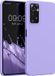 kwmobile telefoonhoesje geschikt voor Xiaomi Redmi Note 11 Pro / Note 11 Pro (5G) / Note 12 Pro (4G) - Hoesje met siliconen coating - Smartphone case in lavendel