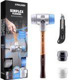 Simplex-Plusbox Halder SIMPLEX-Plusbox Starterkit Alu 3113s004 Kunststof hamer Zacht, Middelhard 1430 g 155 mm 1 stuk(s)