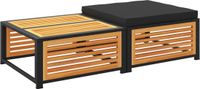 vidaXL Tuintafel met kruk massief acaciahout