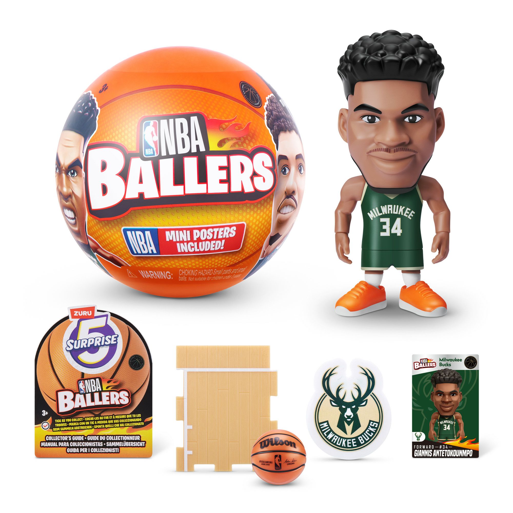 5 Surprise NBA Ballers - Minifiguren - ZURU