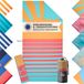 Blumtal Serviette de plage 90x180 cm Microfibre - Serviette compacte et à séchage rapide - Serviette de plage XXL - Couverture de plage sans sable avec cordon - Grande et douce serviette de bain - Lever de soleil