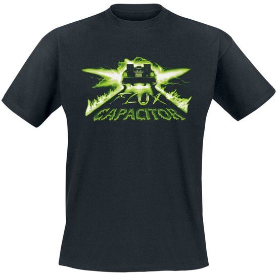 Back To The Future Neon Flux Capacitor Heren T-shirt - zwart - L