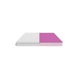 Cecotec Flow One, Viko-elastische matras en overtrek, 140 x 200, 3 lagen, hoogte 18 cm, hoge sterkte, geprofileerde kern met HRC-schuim, MorphoAdapt, Fresh & EasyClean