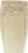 GOLD24 Clip-on Hair Extensions #88 Blond - 60 cm