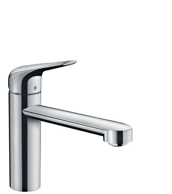 Hansgrohe M42 M4221-H120 1-gats keukenkraan CoolStart EcoClick m. 360° draaibare uitloop chroom
