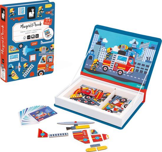 Janod Magnetibook Brandweer