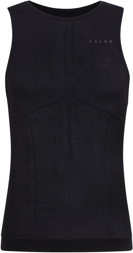 FALKE Ultralight Cool sneldrogend functioneel materiaal mouwloze functioneel shirt heren zwart - maat XXL