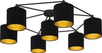 Eglo Staiti Plafondlamp - E27 - Ø 84 cm - Zwart/Goud