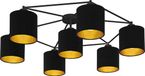 Eglo Staiti Plafondlamp - E27 - Ø 84 cm - Zwart/Goud