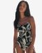 Next Dames DD+ Bandeau Badpak met Beugel en Buikcorrigerend - Zwart