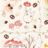 Marushin My Neighbor Totoro Serviette de bain Couronne de noisettes 25 x 25 cm Serviettes