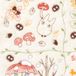 Marushin My Neighbor Totoro Serviette de bain Couronne de noisettes 25 x 25 cm Serviettes