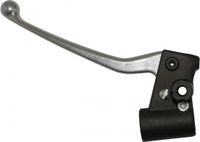 Domino linker kap voor scooter Piaggio 50 Fly 2T 2005-2011 Aluminium Zwart