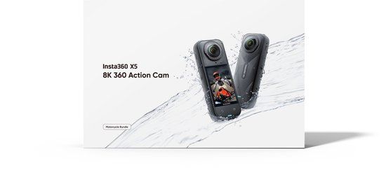 Insta360 X5 Motorcycle Bundle - Black