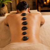 Out of the Blue Hot Rocks Massage Stenen - Set van 9 Granieten Stenen - Warm & Koud Gebruik