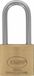 Amig Hangslot met 2 sleutels - 60 mm - messing - kofferslot