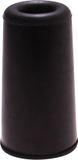 Deltafix Deurbuffer - deurstopper - zwart - rubber - 75 x 40 mm - schroefbevestiging