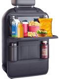Merkloos Autostoelorganizer - Achterbankorganizer met klaptafel - 9 zakken - Waterdicht