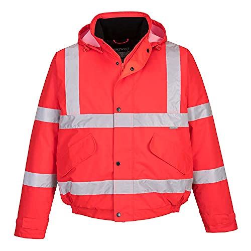 Portwest S463 Hi-Vis Bomberjack - Rood - XXXL