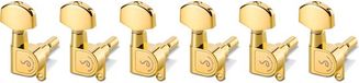 Schaller M6 135 Locking 6-In-Line Gold mécaniques de blocage pour guitare