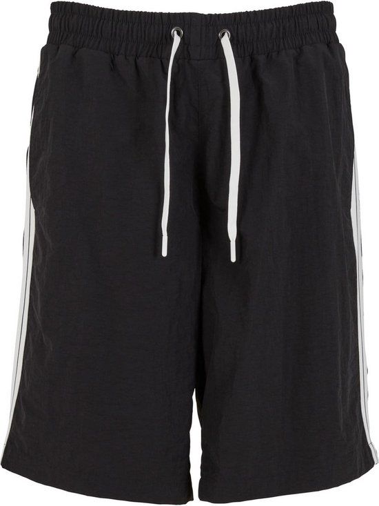 Urban Classics Board with patched stripe Korte broek Mannen Zwart