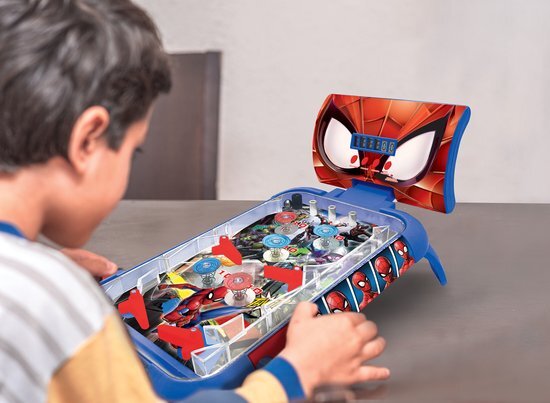 Lexibook Spider-Man elektronische flipperkast met lichtjes en geluidjes