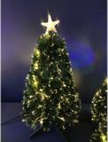 Merkloos / Sans marque Koopman International Fibre Optic Kunstkerstboom - H90 cm - 20 LED - Warm Wit