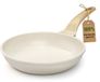 YASHE koekenpan - 28 cm - antiaanbak - inductie - wit