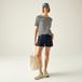 Regatta Shorts Wandelen Dames Rolled Hems Knopsluiting Blauw Katoen