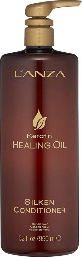 L'anza Lustrous Conditioner 1000 ml - Deep conditioner - Alle haartypes - Beschadigd haar