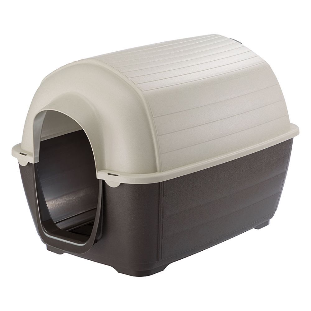 Ferplast Hondenhok Kenny - Kenny 03 - B 60 x T 89 x H 60 cm - Wit/Bruin
