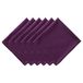 DII Tafelblad Collectie, Katoen, Aubergine, 20" x 20" (Set van 6)
