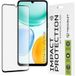 Techsuit Film de protection d'écran pour Honor X5c Plus, Verre Trempé, Full Glue, 111D, Noir