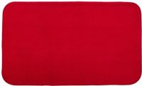 texpot Badteppich Premium Microfaser rutschfest Rio Badmatte 70 x 50 cm Rot