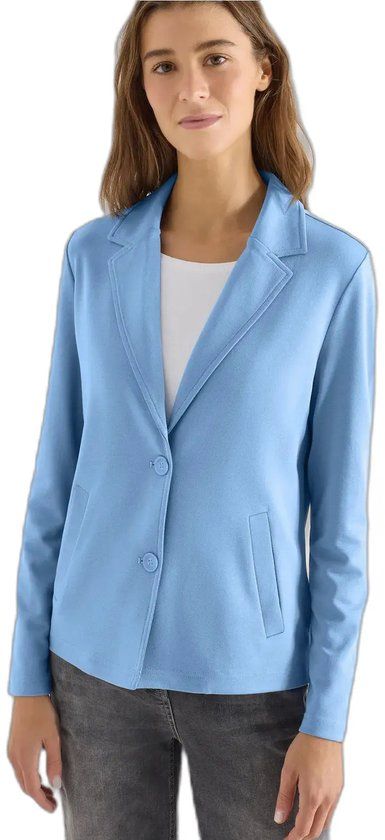 Cecil Blazer met paspelzakken dames cloud blue M