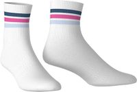 adidas 3-STRIPE HALF CREW SOCK, white/Dusky Petrol, 42-45