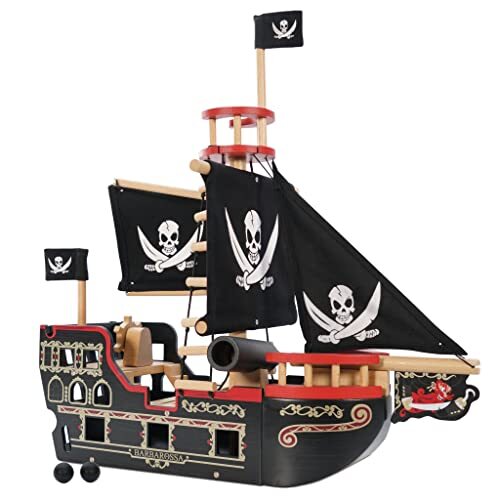 Le Toy Van Piratenschip Barbarossa, hout