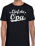 Bellatio Decorations Shoppartners Bv Liefste opa tekst t-shirt - zwart - M